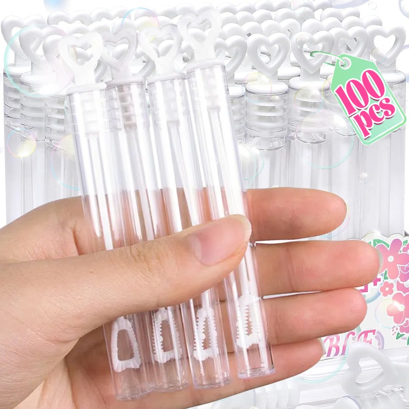 Soap Making Jug - 100/10PCS Mini Love Heart Shape Tube