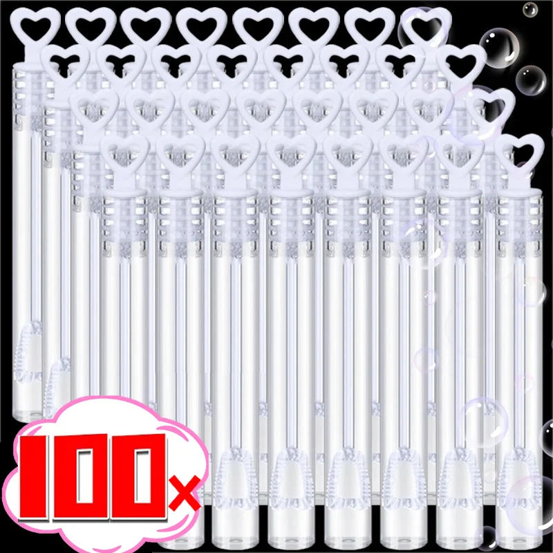 Soap Making Jug - 10/100PC Bubble Soap Bottles Mini Love
