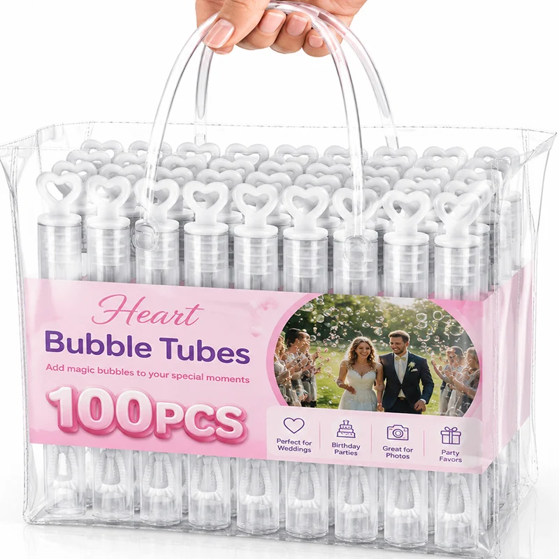 Soap Making Jug - Heart Soap Bubble Bottles Wand Empty