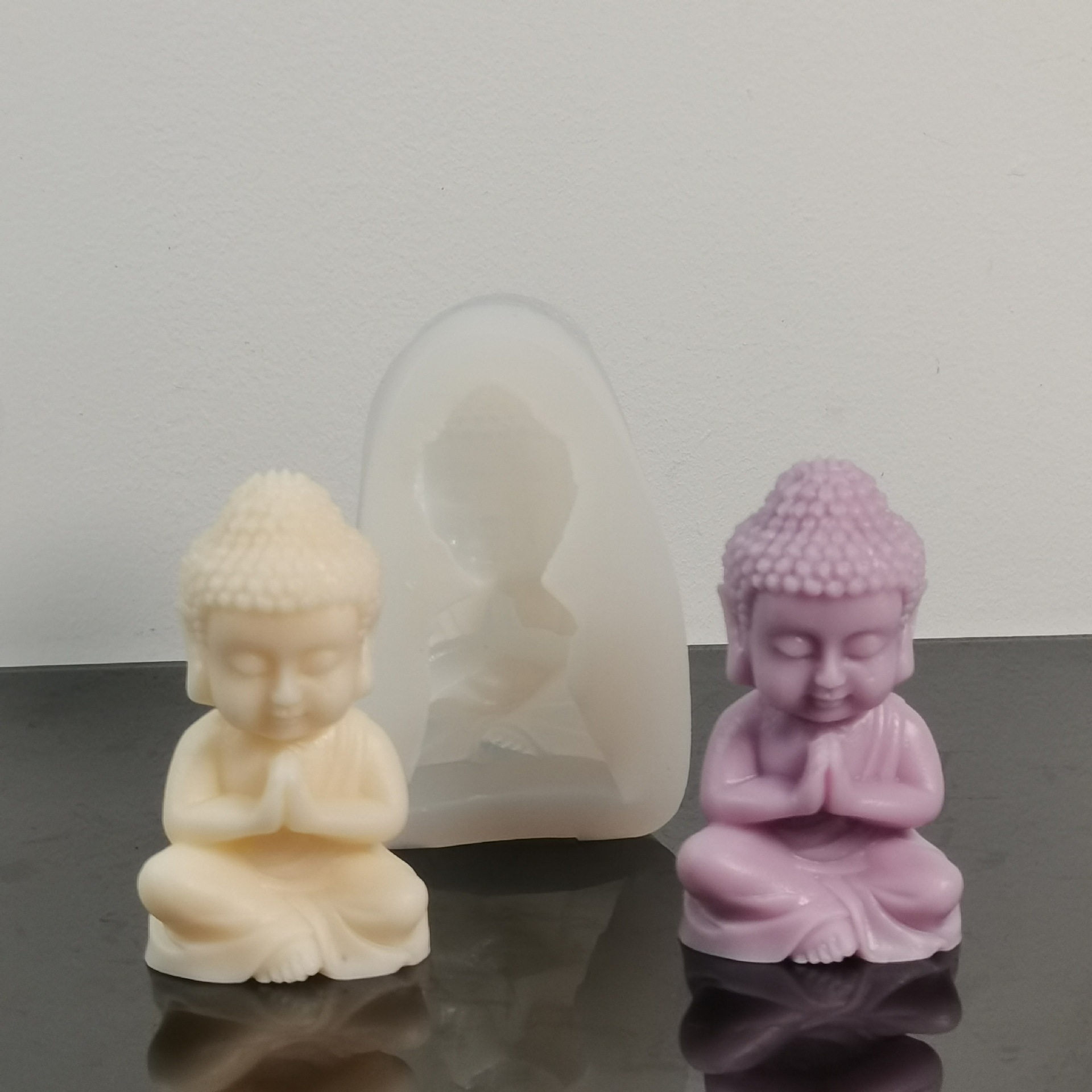 Soap Making Essentials - 3d Maitreya Silicone Candle Mold Diy