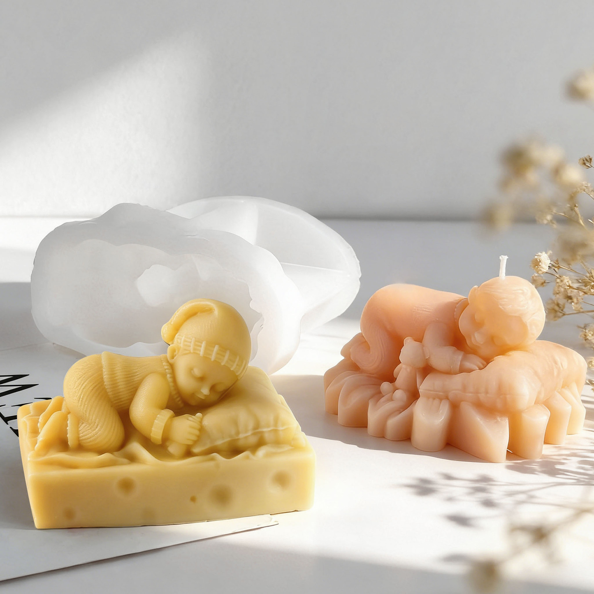 DIY Sleeping Baby Silicone Can - Soap Making Essentials review and price