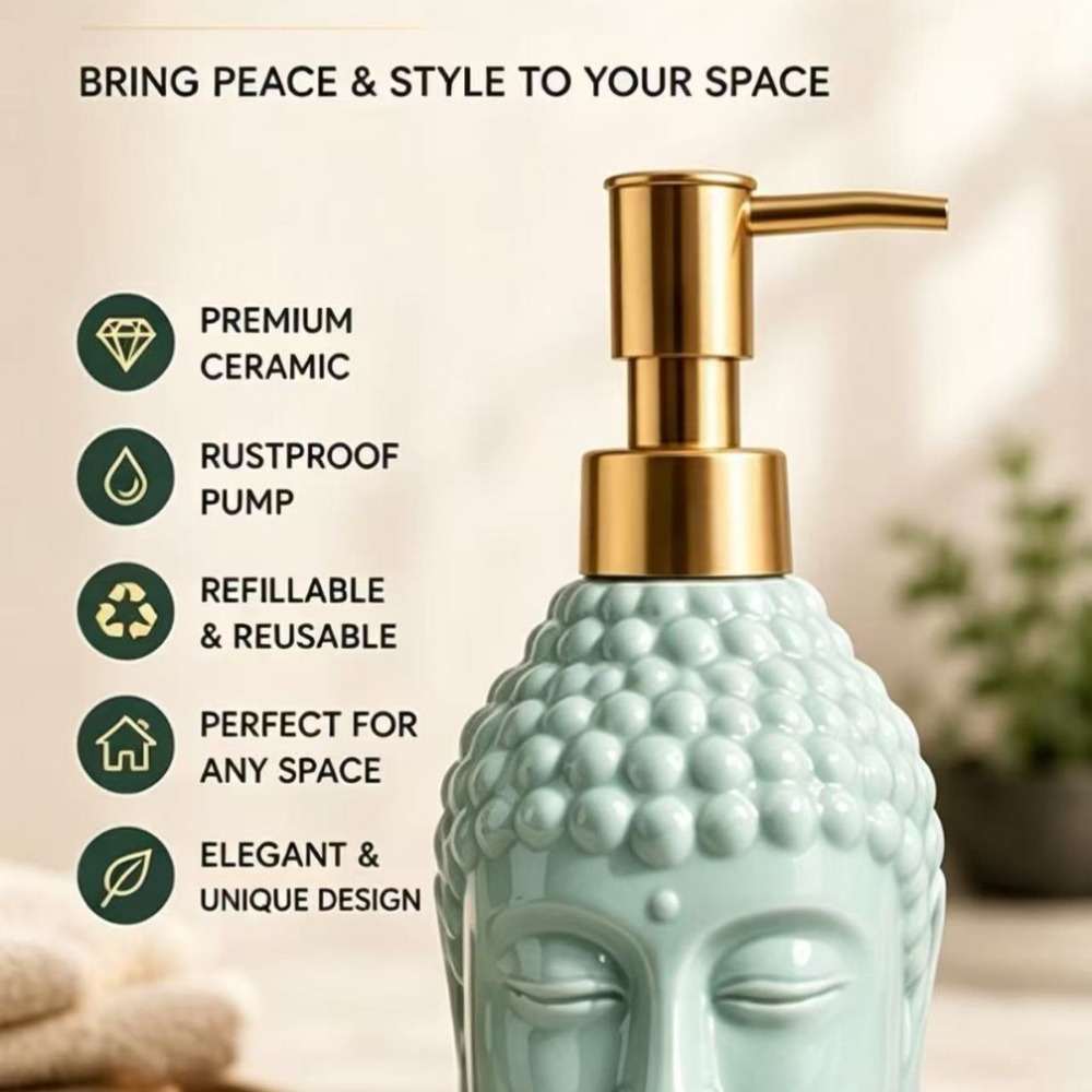 Ceramic Soap Dispenser Zen Med - Soap Making Jug review and price