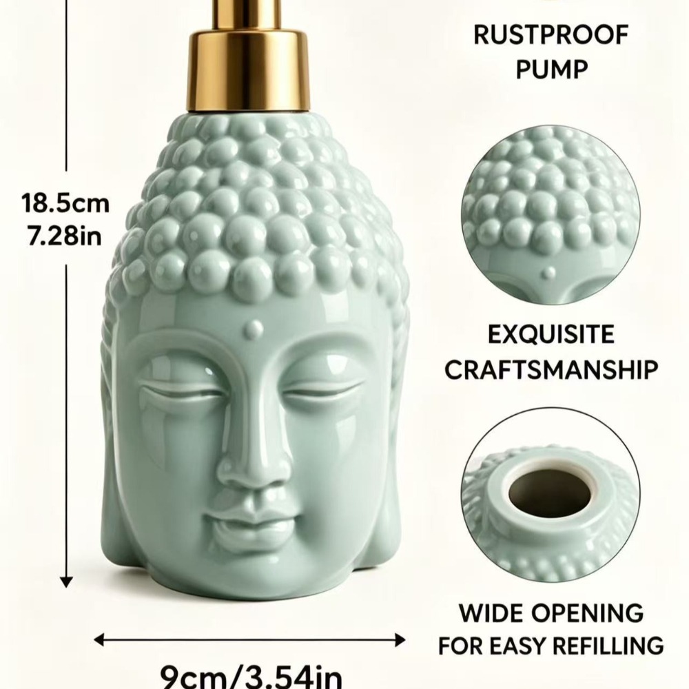 Ceramic Soap Dispenser Zen Med - Soap Making Jug review and price