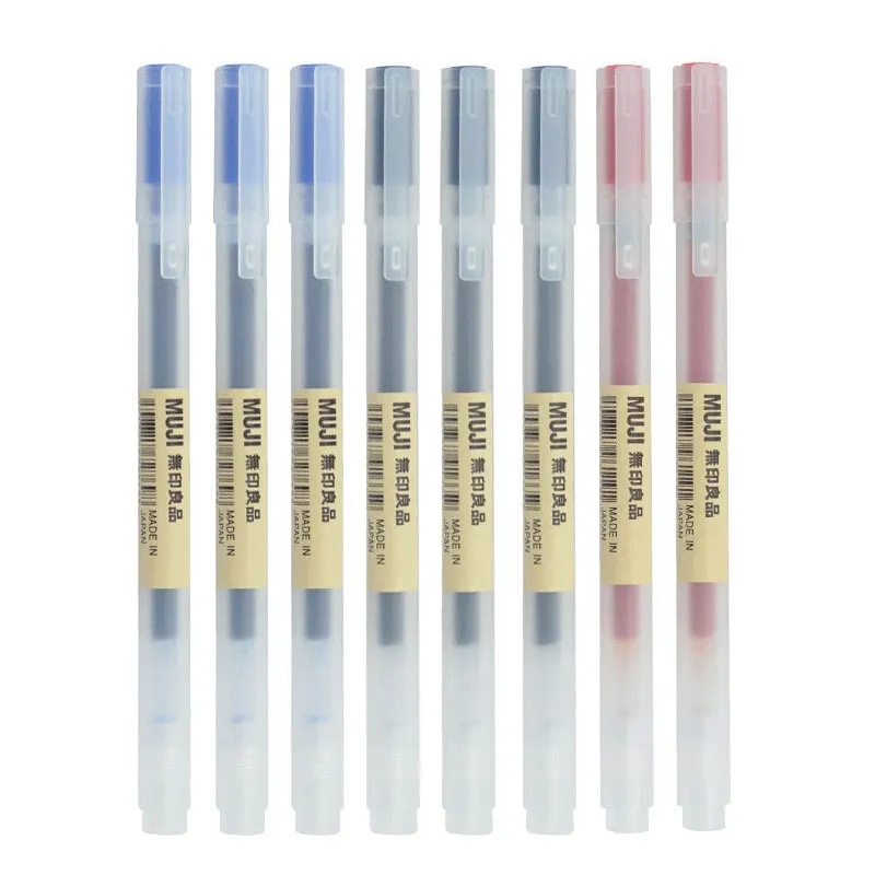 3-6Pcs/Set 0.38mm Kawaii MUJIs - Muji Stationery Gel Pen review and price