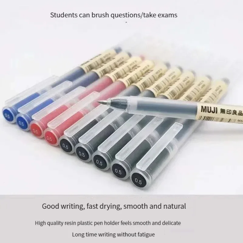 lovely  MUJIs Gel Pen Black/Re - Muji Stationery Gel Pen review and price