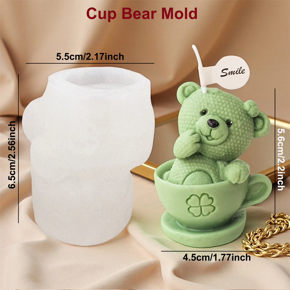 Teddy Bear in Cup Silicone Mol - Soap Making Jug review and price